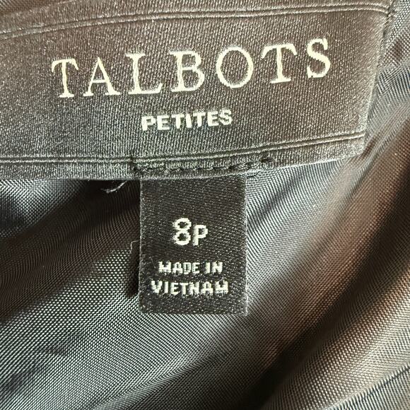 Women's Talbots Leopard Animal Print Straight Pencil Skirt Size 8 Petite - Picture 3 of 8